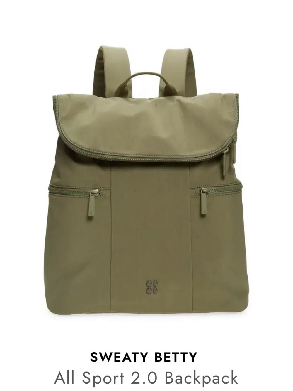 Women’s Moss Green Backpack - Lightweight
